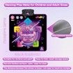 Dance Mat for Kids Electronic Dance Pad with LED Light,Adjustable Volume,Built-in Music,4 Game Mode,Kids Birthday Xmas Gifts