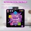 Dance Mat for Kids Electronic Dance Pad with LED Light,Adjustable Volume,Built-in Music,4 Game Mode,Kids Birthday Xmas Gifts