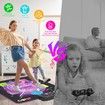 Dance Mat for Kids Electronic Dance Pad with LED Light,Adjustable Volume,Built-in Music,4 Game Mode,Kids Birthday Xmas Gifts
