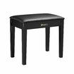 Melodic Wooden Piano Bench Keyboard Stool Chair Seat with Padded Cushion Music Bookcase Storage Compartment Modern Solo Concert