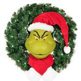 Grinch Wreath Christmas Movie Gift Holiday Door Decoration Xmas Ornaments Front Door Patio Window