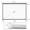 120 Inch Projector Screen Large Motorised Electric Ceiling Wall Mounted Roll Up Down Projection Home Movie Cinema Theatre