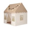 Kids Play Tent Playhouse Childrens Playroom Princess Castle Indoor Outdoor House Activity Centre Toy Gift with Mat Star Lights Banner Door Windows
