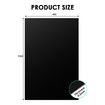 4x10m Pond Pool Liner HDPE Fish Waterfall Water Garden Skin Pad Black Reservoir Fountain Landscaping Koi Aquaculture Farming Sewage Heavy Duty 0.2mm