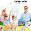 Android 13 Tablet 10.1 Inch Kids Tablets with 4GB RAM 64GB ROM Parental Control 6000mAh Battery Bluetooth WiFi Dual Camera Pre-installed Apps Blue