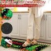 Christmas Kitchen Floor Rugs Kitchen Mat Set of 2, Merry Christmas Green Kitchen Decorations Indoor, Non Slip Soft Washable Mats (40*60+40*120cm)
