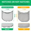 ADQ56656401 Dryer Lint Filter Replacement for LG Kenmore Dryer, With Notches, Replaces ADQ566564 AP4457244 PS3531962 DLEX3700W DLEX3570W DLEX3370V DLE3400W DLE3500W DLE2516W DLE2101W DLGX3701W