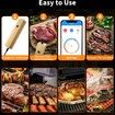 Wireless Meat Thermometer 2 Probes, 500FT Long Wireless Range Thin Probes APP Control Bluetooth Meat Thermometer