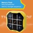 Tic Tac Toe Bolt Game,Original 3-in-1 Handheld Puzzle Game Console,Portable Travel Games for Car Ride,Board Games,Birthday Gifts for Ages 3+ (Yellow)