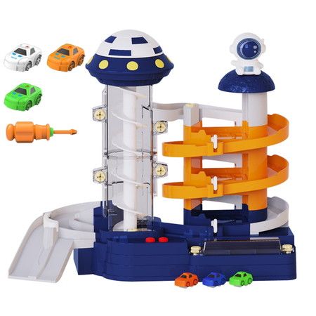 Parking Building Racing Car Toys,Car Playset Education Interactive