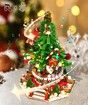 Christmas Tree Building Set Music Box Christmas Building Blocks with LED Lights Compatible with Lego Christmas Tree Xmas Gift 2963PCS