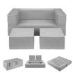 Modular Kids Sofa Set Play Couch Convertible Lounge Chair Ball Pit Toddler Playset Sectional Cushion Comfy Armchair Bed Activity Centre Playroom