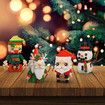 Christmas Building Blocks Playset Countdown Daily Surprise STEM Toy Xmas Gifts DIY Santa Claus Figures Decoration Bricks Kids Toys Gifts