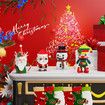 Christmas Building Blocks Playset Countdown Daily Surprise STEM Toy Xmas Gifts DIY Santa Claus Figures Decoration Bricks Kids Toys Gifts