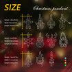 Christmas decorative Hanging pendant Tree Building Blocks DIY Santa Claus Figures Decoration Bricks Kids Toys Gifts