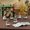 Christmas Light bulb decorative Hanging pendant Tree Building Blocks DIY Santa Claus Figures Decoration Bricks Kids Toys Gifts