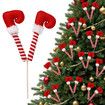 3PCS Christmas Ornaments, Christmas Tree Decorations Colorful Mini Cane for Xmas Tree Party Home Decorations