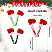 3PCS Christmas Ornaments, Christmas Tree Decorations Colorful Mini Cane for Xmas Tree Party Home Decorations