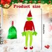 160CM Christmas Hanging Grinch, Outdoor Christmas Decorations for Roof, Fireplace, Tree, Porch