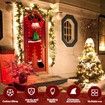 Hanging Santa Claus Decoration 5.5 Ft Climbing LED Light Christmas Indoor Outdoor Wall Window