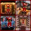 Hanging Santa Claus Decoration 5.5 Ft Climbing LED Light Christmas Indoor Outdoor Wall Window