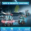 Remote APP Controlled Robot Building Programmable Transforming Robotic Building Bricks Construction VehiclesBirthday Chirstmas Gifts