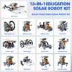 STEM 13in1 Education Solar Battery Dual Power Robots Toys DIY Educational Toy Science Kits Experiment Robotics Set Birthday Chirstmas Gifts