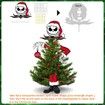 Large Christmas Tree Topper,Gothic Halloween Christmas Decor for Tree,Halloween Christmas Decorations