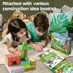 100pcs Blocks-Build Mine World STEM Sensory Classroom Must Haves Construction Toys Birthday Chirstmas Gifts