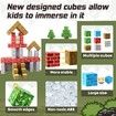 100pcs Blocks-Build Mine World STEM Sensory Classroom Must Haves Construction Toys Birthday Chirstmas Gifts