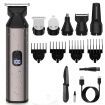 6 in 1 Cordless Grooming Kit Beard Trimmer for Men,Electric Hair Clipper Razor,Shaving for Mustache Body Nose Ear Hair Trimmer Waterproof