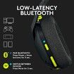 G435 Wireless Bluetooth Gaming Headset, Lightweight, built in mics, 18h battery, compatible with Dolby Atmos, PC, PS4, PS5, Mobile, Black
