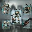 Titan Mecha Robot Building Kit, Vanguard Class Game Mech Action Figure with Stable Pedestal Model Toy, Compatible with Lego for Age 3 Up, 528 PCS
