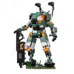Titan Mecha Robot Building Kit, Vanguard Class Game Mech Action Figure with Stable Pedestal Model Toy, Compatible with Lego for Age 3 Up, 528 PCS