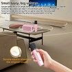 Mini Karaoke Machine for Kids, Portable Bluetooth Speaker, with 2PCS Wireless Microphones, Microphone Toys, for Girls and Boys Birthday Gift (Pink)