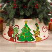 Christmas Tree Collar, 24in Christmas Tree Ring, Christmas Tree Base Cover with Classic Pattern, Xmas Tree Decorations for Home Indoor