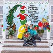 Merry Christmas Banner 200x150CM Holiday Party Decorations for Kids Home, Christmas Backdrop and Decor