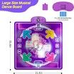 Dance Mat for Kids, Wireless Bluetooth, Adjustable Volume, Music Dance with 6 Game Mode,Christmas Birthday Gifts for 3 to 12 Year Old Girls