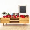 3m 20LED Christmas Garland Artificial Flower String Lights Battery POWER Gold Berries Pine Cone Indoor Outdoor Fireplace Decor