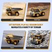 RC Dump Truck Toy,9-Channel Remote Control Toy,Rechargeable Battery,Kids Construction Vehicle Truck Toys,Kid Birthday Gift for Ages 3+