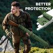 3pcs Gun Shotgun Socks Rifle Cases Sleeves 132x15cm Airsoft Pistol Handgun Storage Protector Silicone Treated Knit Fabric with Drawing Closure Green
