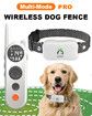 Wireless Dog Fence Dog Training Collar 3Mode  Fence Dogs Covers  6100 Ft Dog Training Collar Waterproof Wireless Pet Fence 3 Training Modes 1Reciever