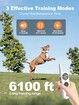 Wireless Dog Fence Dog Training Collar 3Mode  Fence Dogs Covers  6100 Ft Dog Training Collar Waterproof Wireless Pet Fence 3 Training Modes 1Reciever