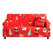 Christmas Sofa Cover Printed Sofa Couch Cover Washable Furniture Protector Christmas Home Room Festival Decoration Size 235-300cm