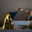 Christmas Decorations Indoor, Artificial Christmas Tree with Light for Table for Holiday Home Decor or Winter Decoration,  Warm