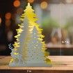 Christmas Decorations Indoor, Artificial Christmas Tree with Light for Table for Holiday Home Decor or Winter Decoration,  Warm