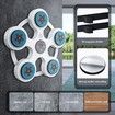 Music Boxing Machine,Smart Bluetooth Wall Mount Boxing Trainer with Gloves Target Workout Equipment for Home,Office,Gym