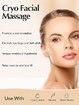 2-in-1 Gua Sha Cryo Sticks, Facial Skin Care Tools for Women Facial Massager, Unbreakable Stainless Steel Esthetician Supplies, Cooling Ice Globes Roller