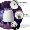 RGB Wireless Bottle Lamp,Wine Bottle Lights, 16 Million Colors Stepless Dimming Bottle Lamp Shade, for Decorating Living Rooms, Parties, Bars, White