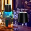 RGB Wireless Bottle Lamp,Wine Bottle Lights, 16 Million Colors Stepless Dimming Bottle Lamp Shade, for Decorating Living Rooms, Parties, Bars, Black